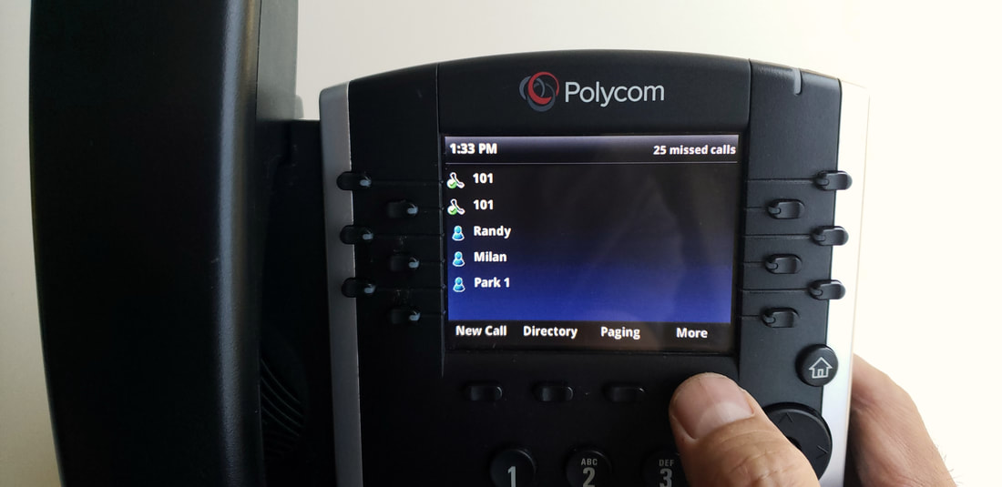 Polycom VVX400 More Button