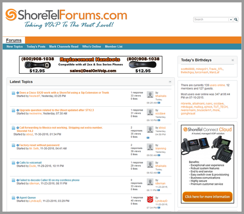 shoretel forum 