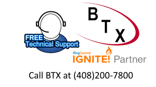BTX free RingCentral support