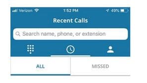 android recent calls