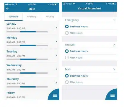 virtual auto attendant
